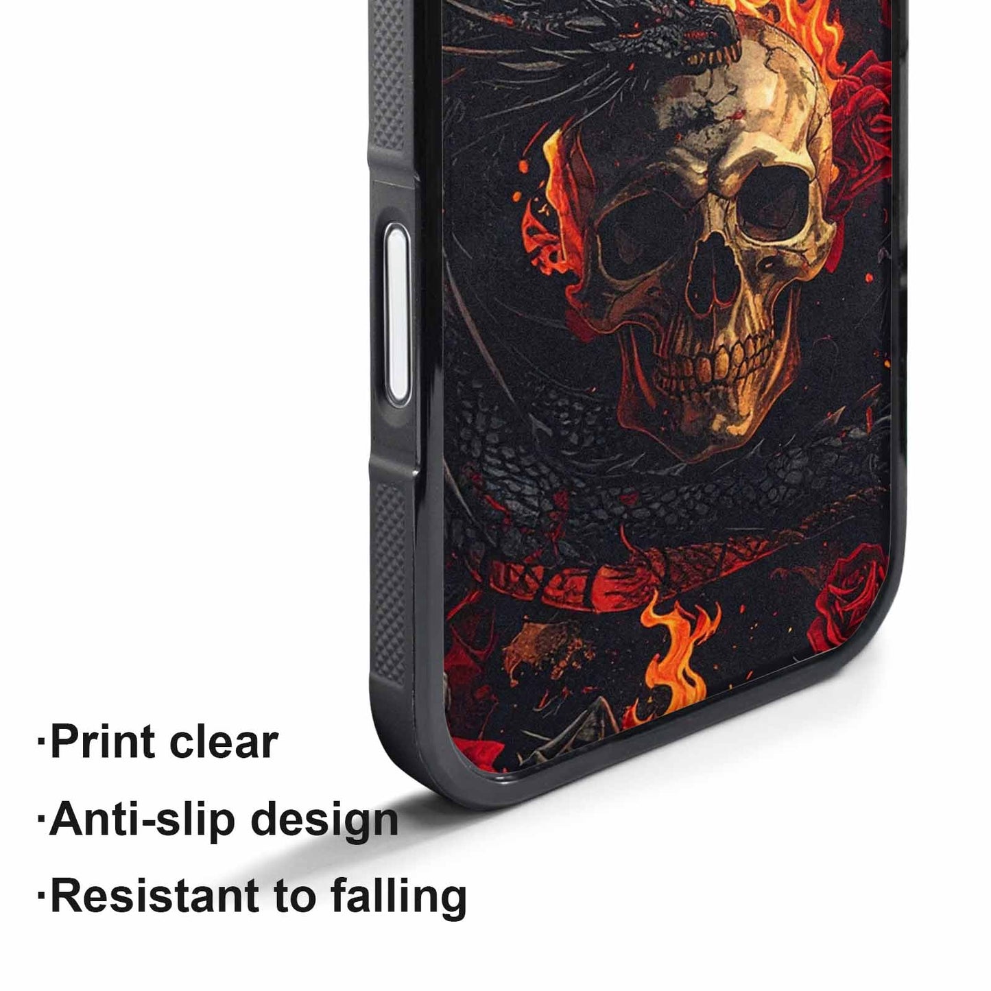 iPhone 17 Air Case — Skull Dark Art Gothic Print Gothic, Custom Designed Case Cover