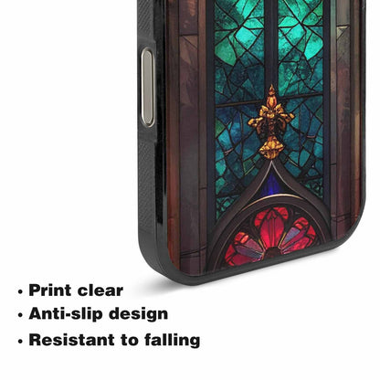 iPhone 16 Pro Case — Stained Glass Cathedral Custom, Custom Made Phone Cover