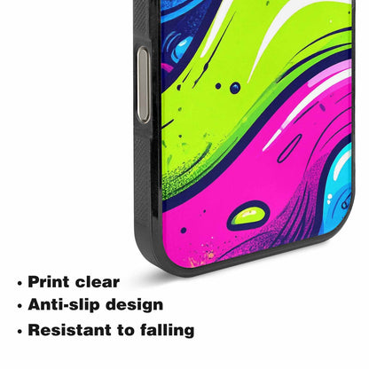 iPhone 16 Pro Max Case — Acid Wash Cartoon Custom Personalized Phone, Custom Art Phone Cover