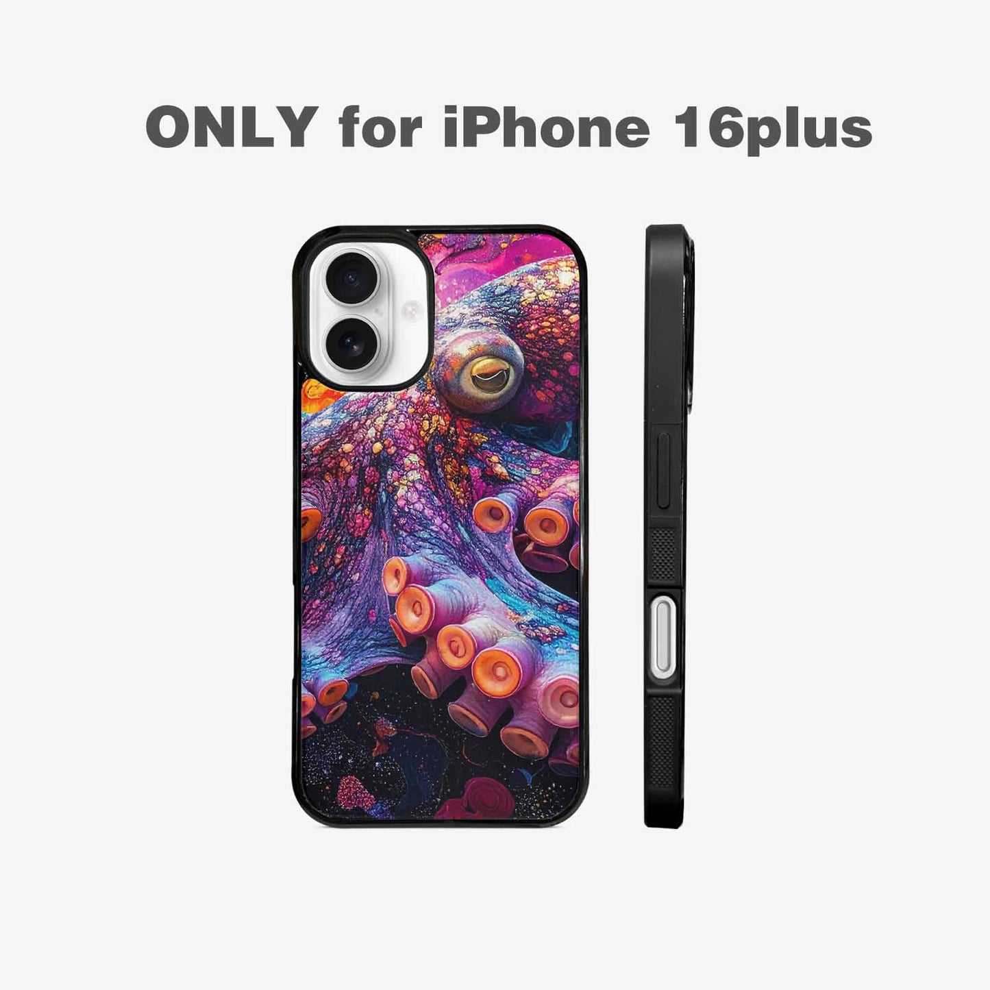 iPhone 16 Plus Case — Octopus Tentacle Octopus Tentacle Pattern Hundreds, Custom Made Phone Cover