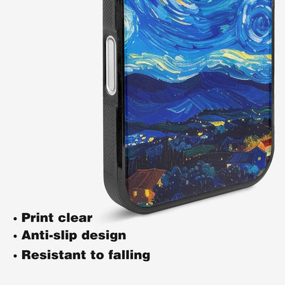 iPhone 16 Plus Case — Starry Night Van Gogh Paint Art, Customized Protective Case