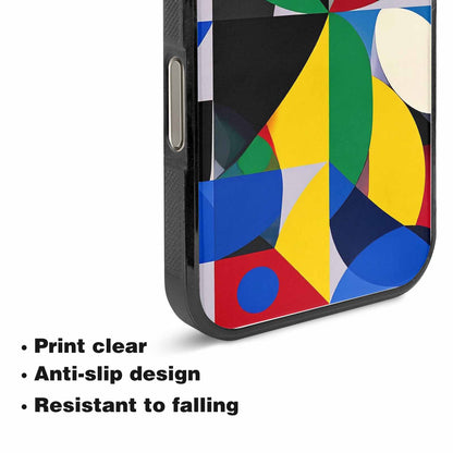 iPhone 15 Pro Max Case — 1960s Mod Cartoon Art Pattern, Custom Designed Case Cover