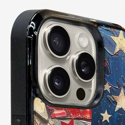 iPhone 16 Pro Max Case — Patriotic Stars And Stripes American Stars, Unique Phone Case Design