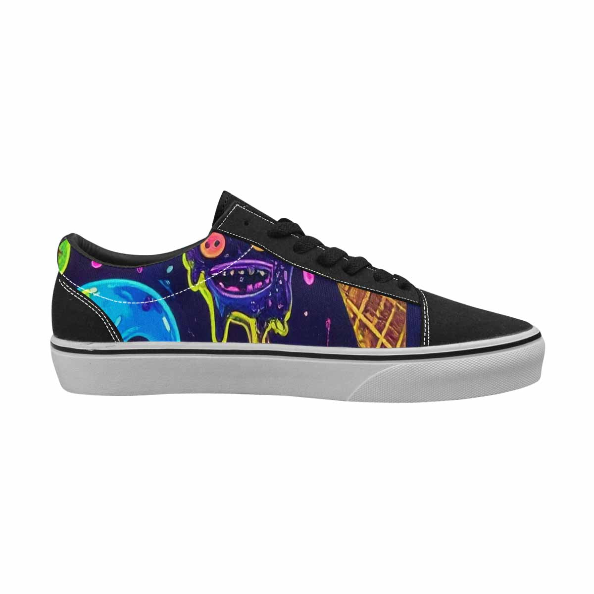 WOMEN'S Ice Cream Monsters  Lace-Up Canvas Y2K Shoes