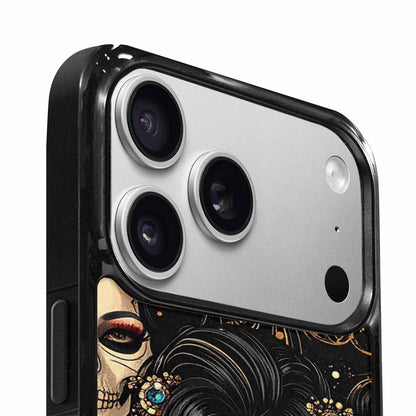 iPhone 17 Pro Max Case — Skull Dark Art Gothic Print Gothic, Custom Designed Case Cover