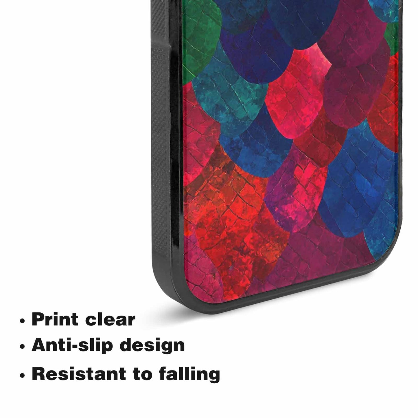 iPhone 15 Plus Case — Snake Print Dark Seamless Pattern Vibrant, Customized Protective Case