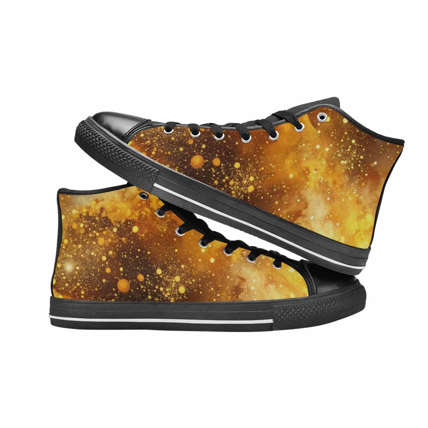 MEN'S Galaxy Art - High Top Canvas Y2K Shoes