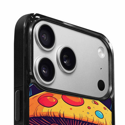 iPhone 17 Pro Case — Retro Mushroom Cartoon Art Pattern Retro, Custom Art Phone Cover