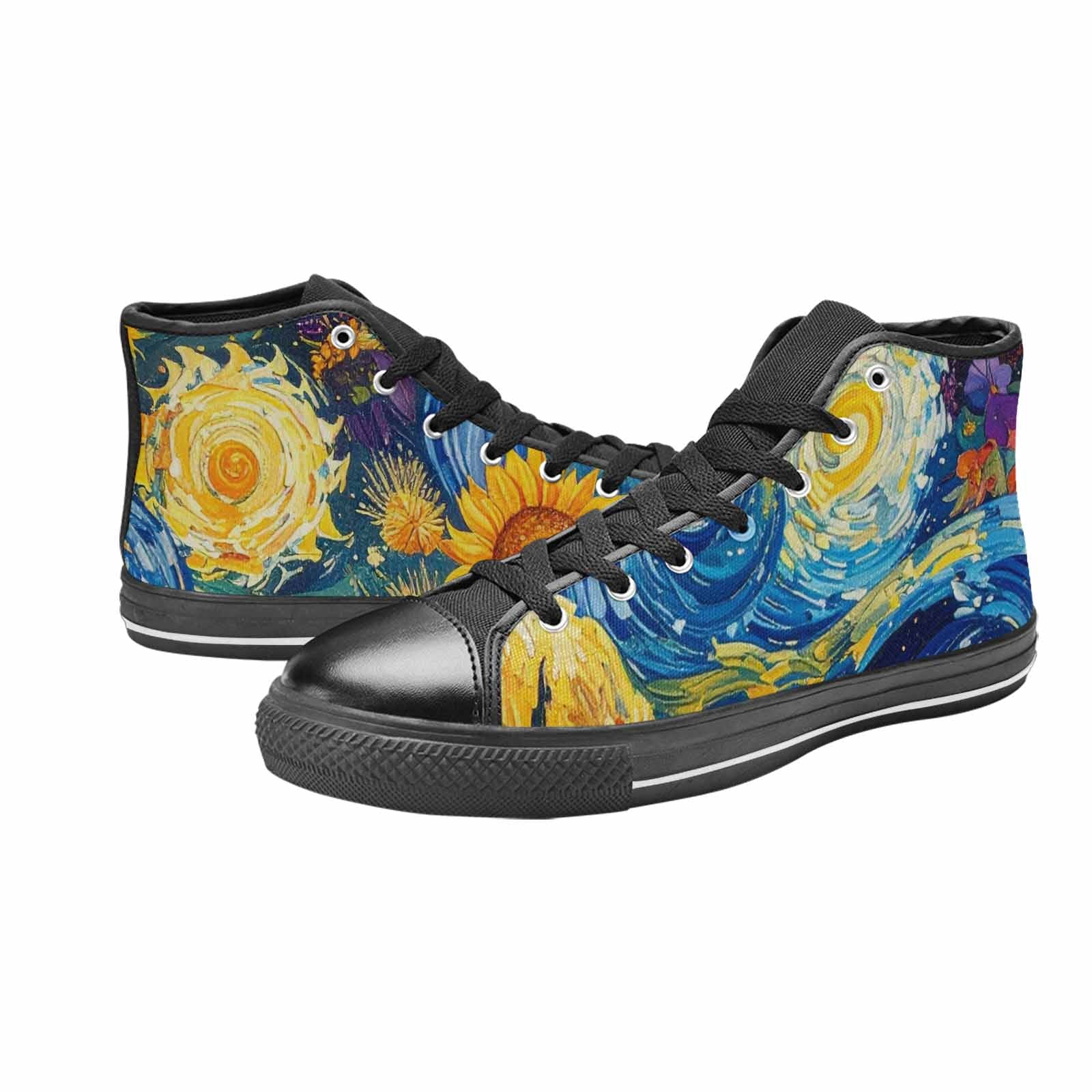 MEN'S Blend All Versions High Top Canvas Dark Academia Custom Sneakers