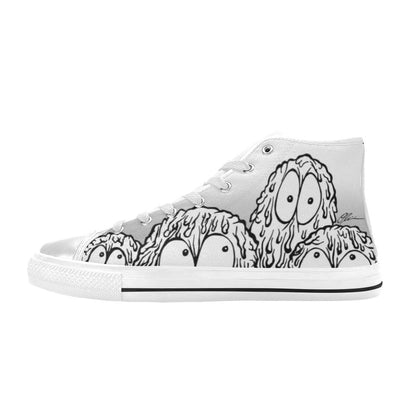 WOMEN'S Monsters High Top Canvas Aesthetic Sneakers