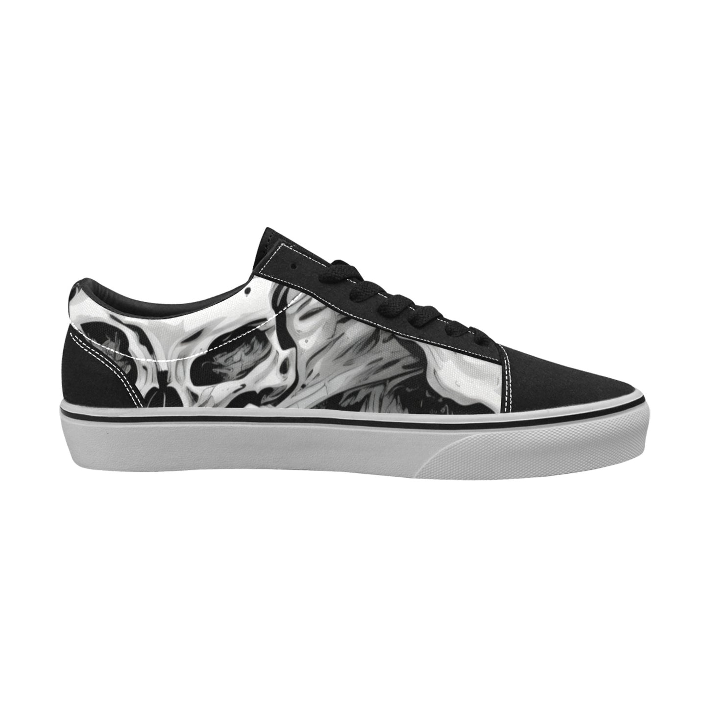WOMEN'S Horror Comic Book Art Low Top Skateboarding Aesthetic Sneakers