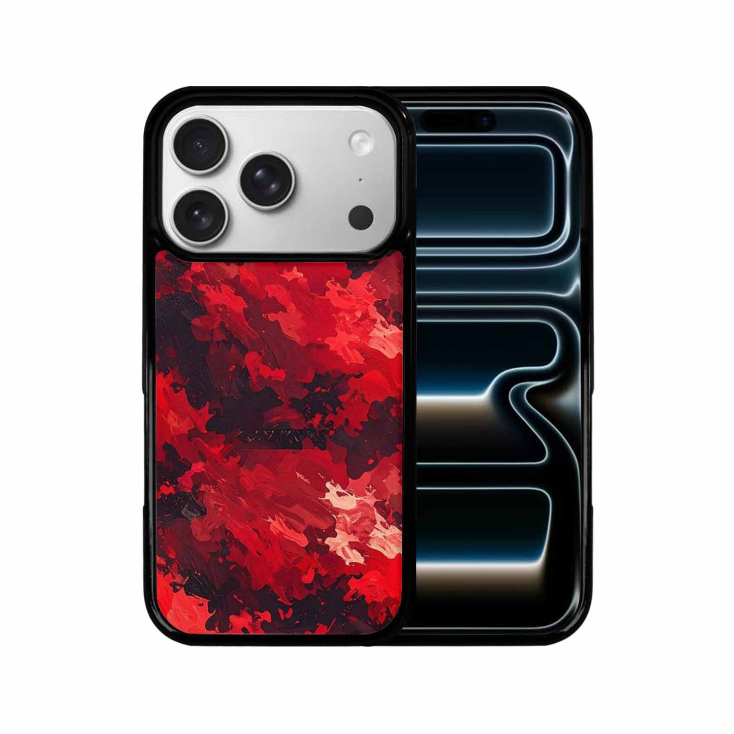 iPhone 17 Pro Case — Small Military Camouflage Blotch Pattern Camo, Custom Art Phone Cover