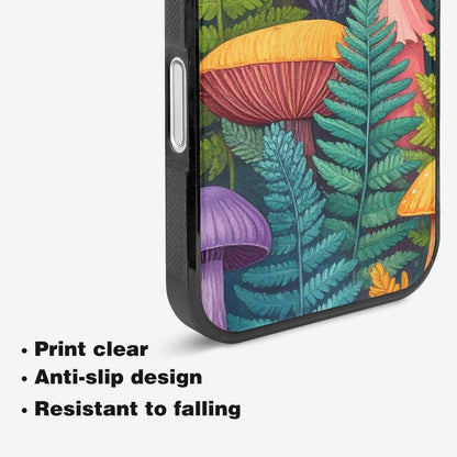 iPhone 16 Case — Mushrooms Botanicalmushrooms P, Custom Printed Phone Case