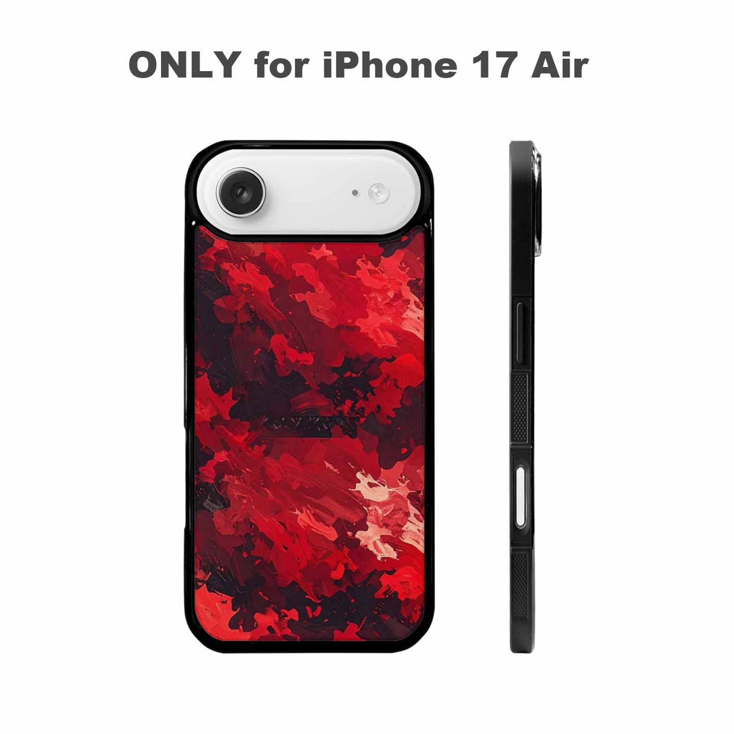 iPhone 17 Air Case — Small Military Camouflage Blotch Pattern Camo, Custom Art Phone Cover
