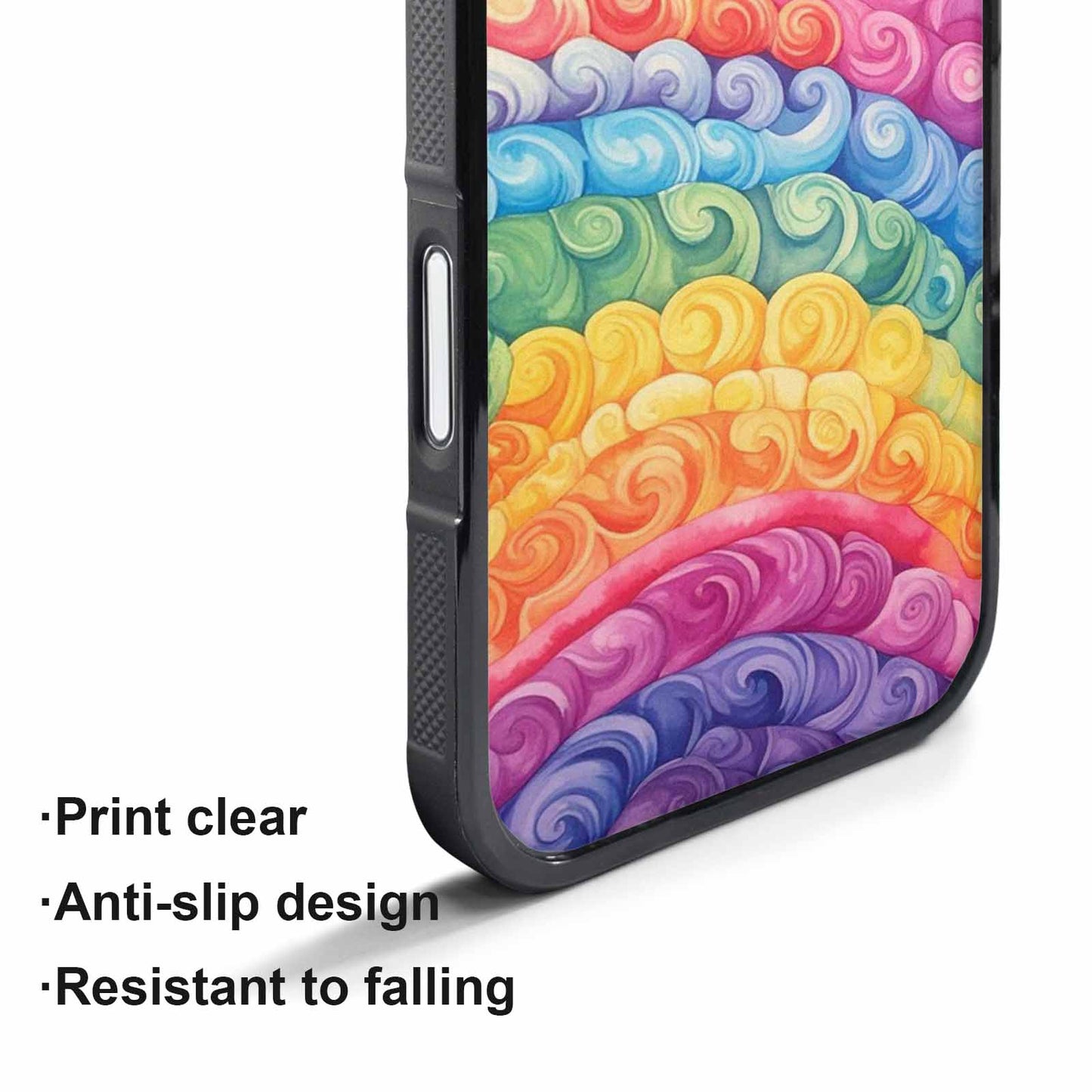 iPhone 17 Pro Case — Tie Dye Swirls Tie Dye Tie, Custom Phone Case