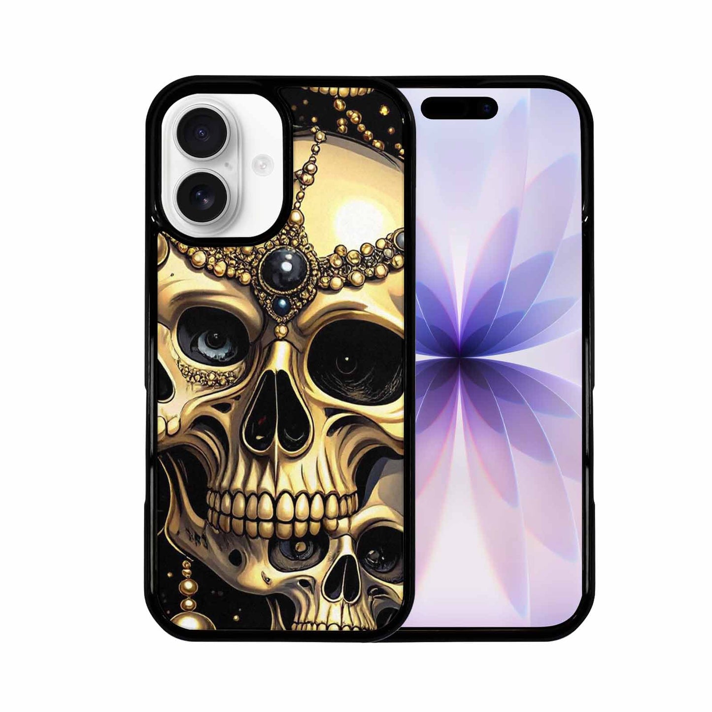 iPhone 17 Case — Skull Dark Art Gothic Print Gothic, Custom Designed Case Cover