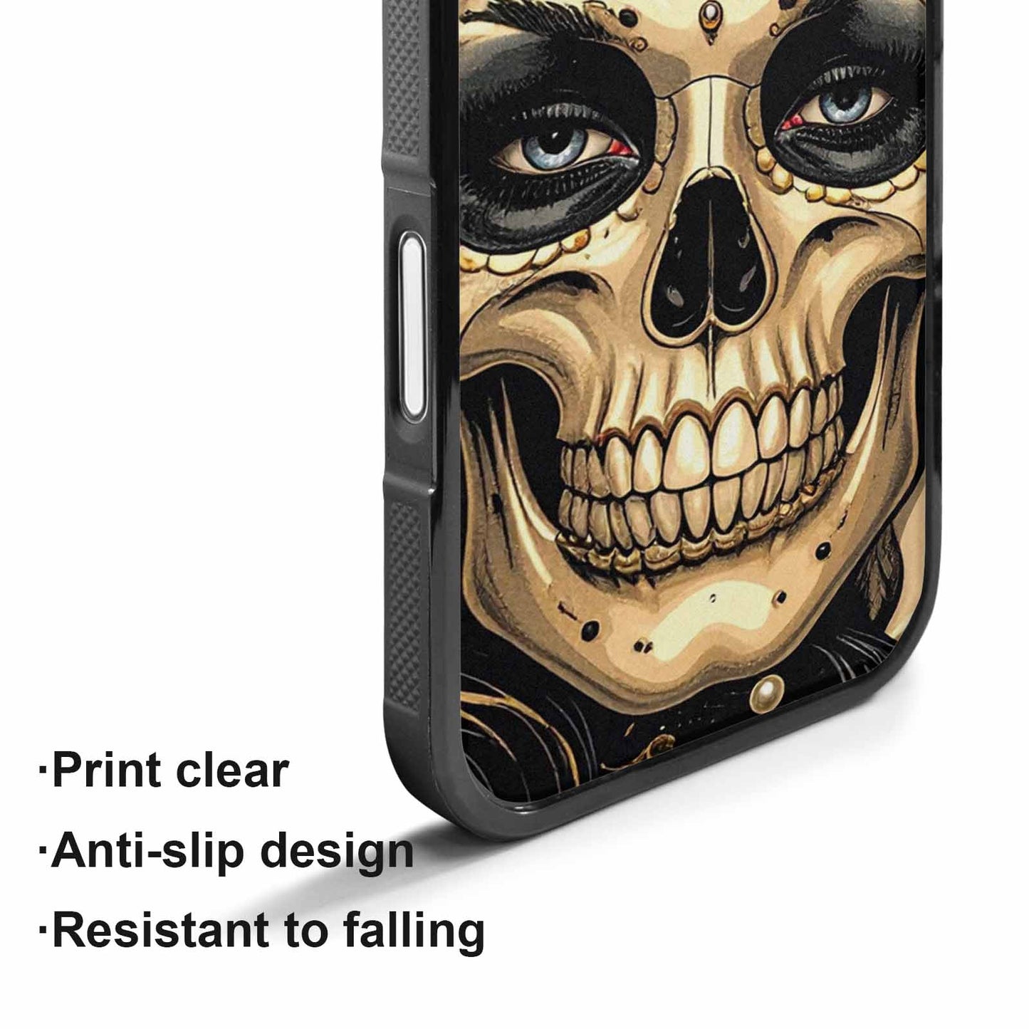 iPhone 17 Case — Skull Dark Art Gothic Print Gothic, Personalized Phone Case