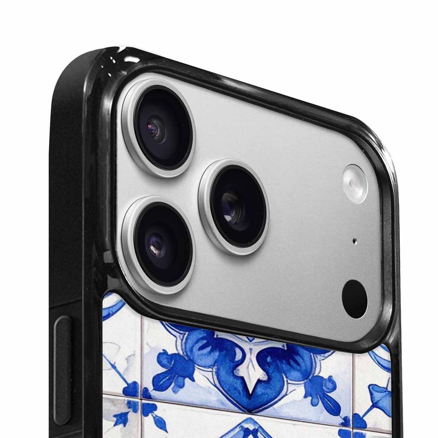 iPhone 17 Pro Case — Mexican Talavera Tile Pattern Floral, Custom Art Phone Cover