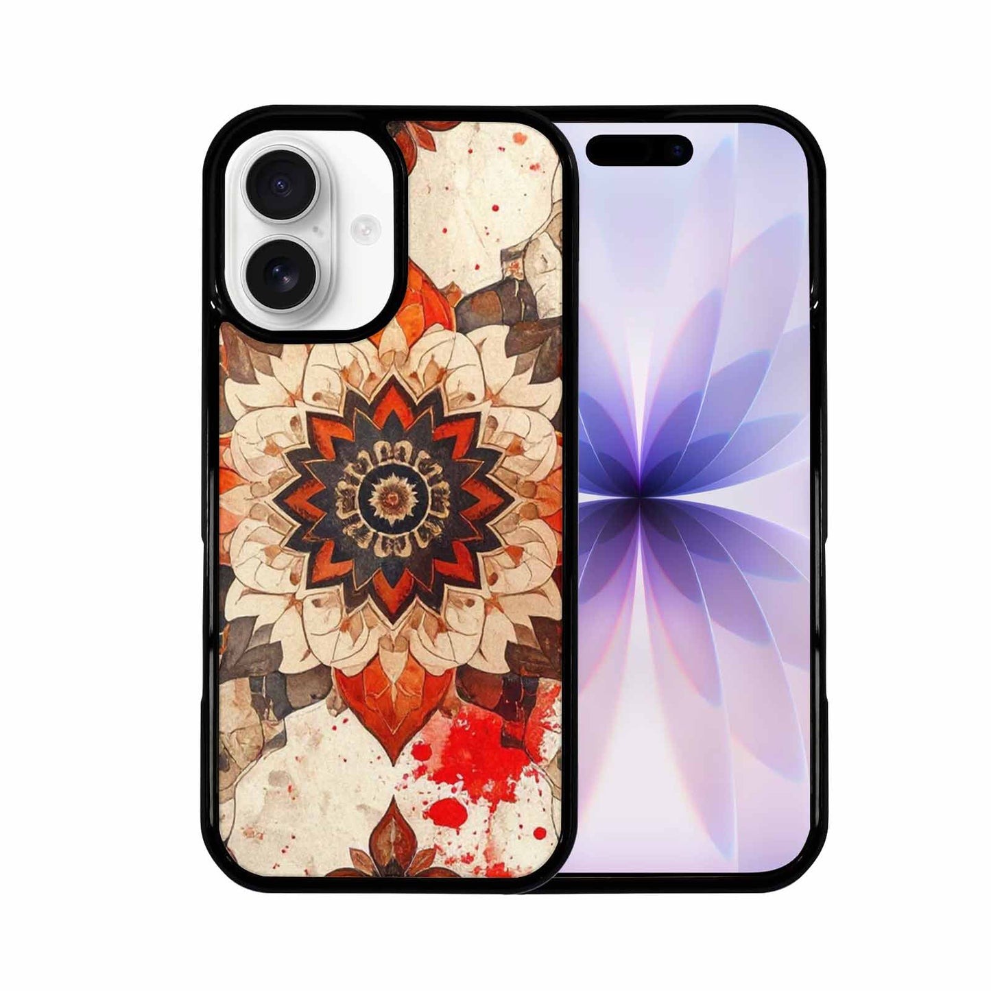 iPhone 17 Case — Small Mandala Pattern, Randomly Floral, Custom Art Phone Cover