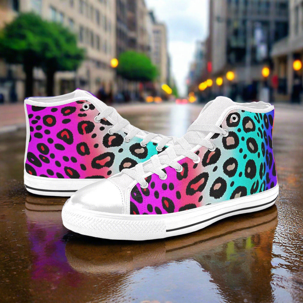 Chinese Dragon Amber Gold Custom MEN Bold Art - Freaky Shoes | Custom Art Sneakers