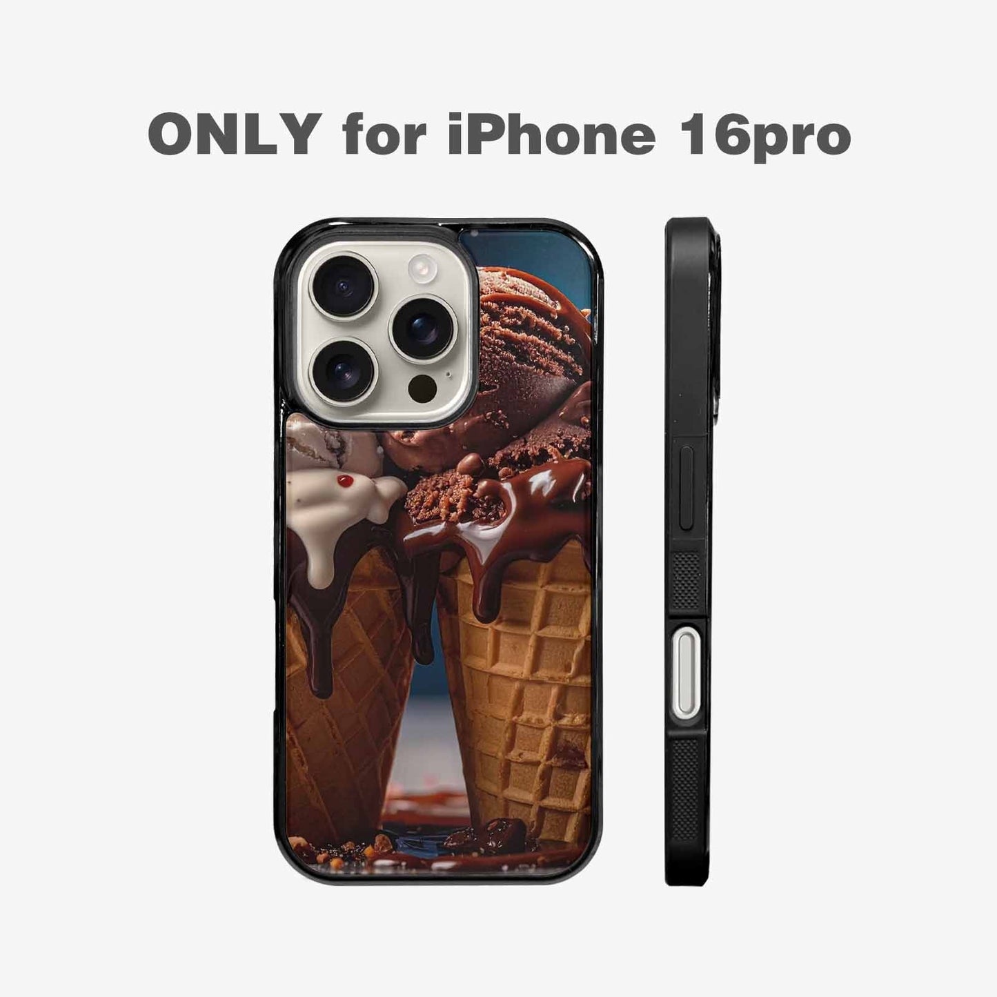 iPhone 16 Pro Case — Extreme Close Up Shot Only Drippig, Custom Art Phone Cover