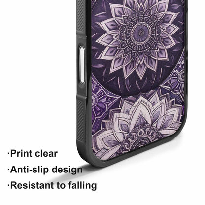 iPhone 17 Case — Small Mandala Pattern, Randomly Floral, Custom Phone Case