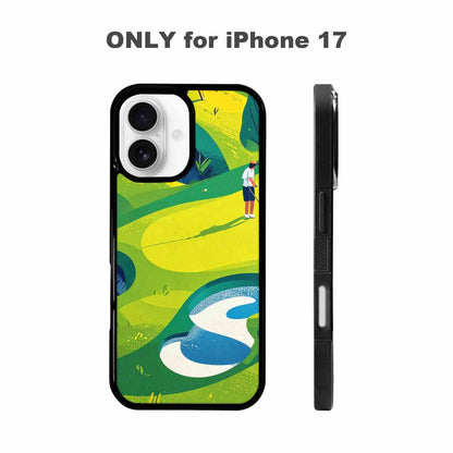 iPhone 17 Case — Golf Cartoon Art Pattern Cartoon Cute, Custom Phone Case