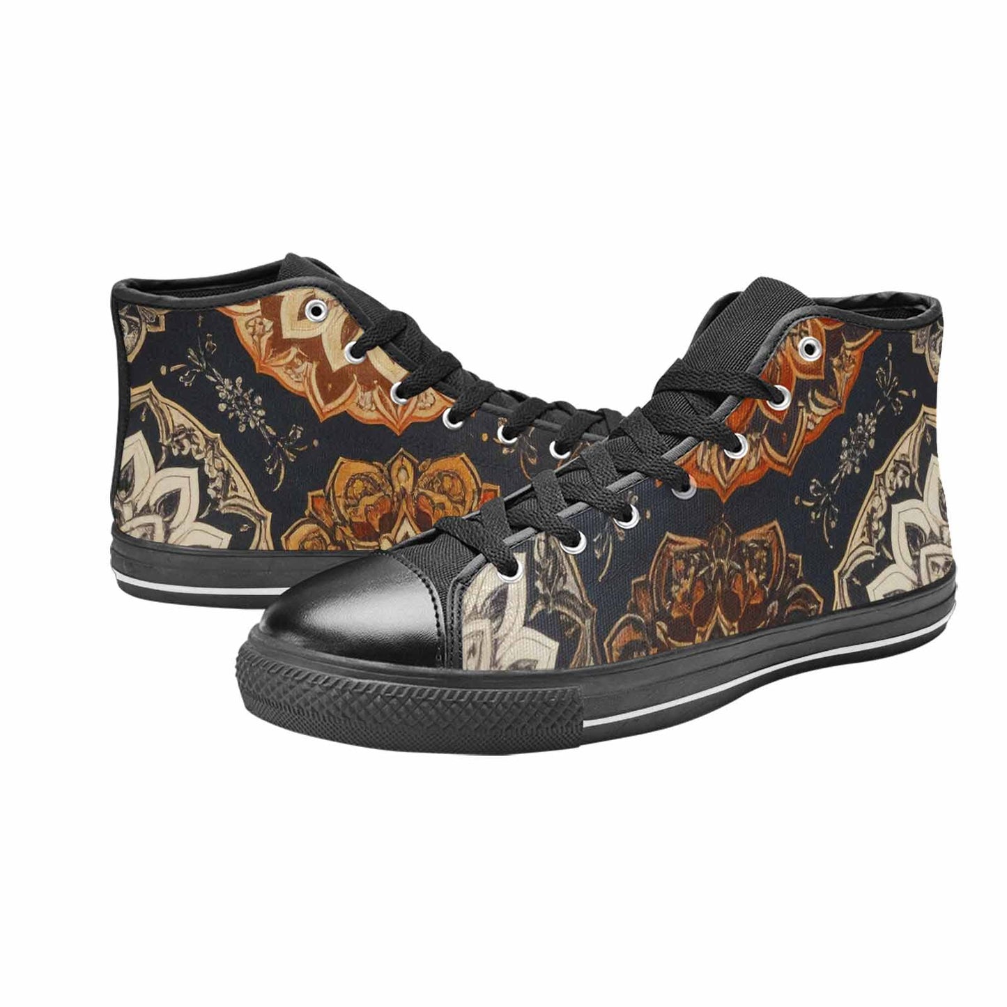 WOMEN'S Mandala High Top Canvas Cottagecore Shoes