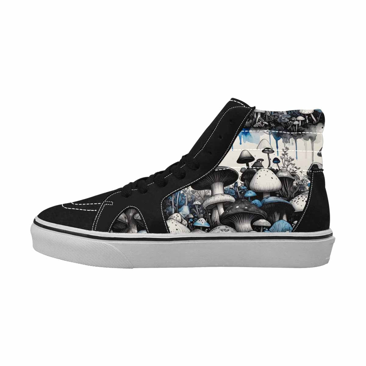MEN'S Mushrooms (general) High Top Canvas Aesthetic Custom Shoes