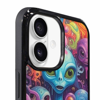 iPhone 17 Case — Aliens Tie Dyemelting Aliens Tie Dye, Custom Phone Case