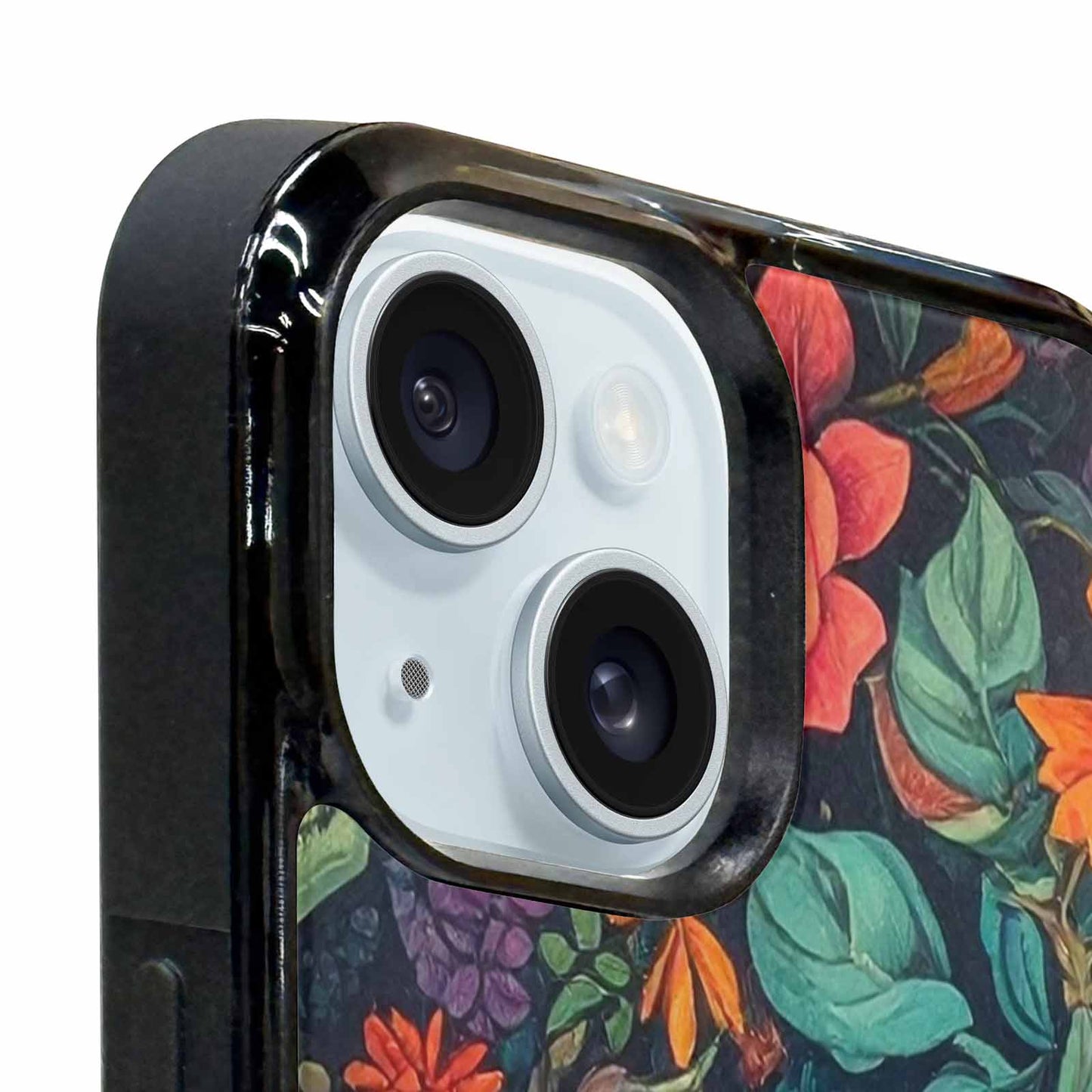 iPhone 15 Plus Case — Skulls Botanicalskulls Pattern B2f Personalized Phone, Custom Print Case Cover