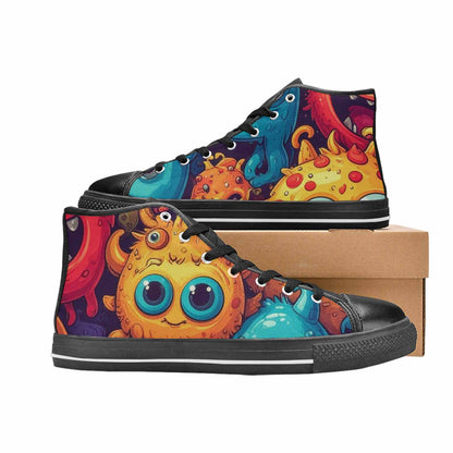 MEN'S Cartoon Monster Character High Top Canvas Y2K Sneakers