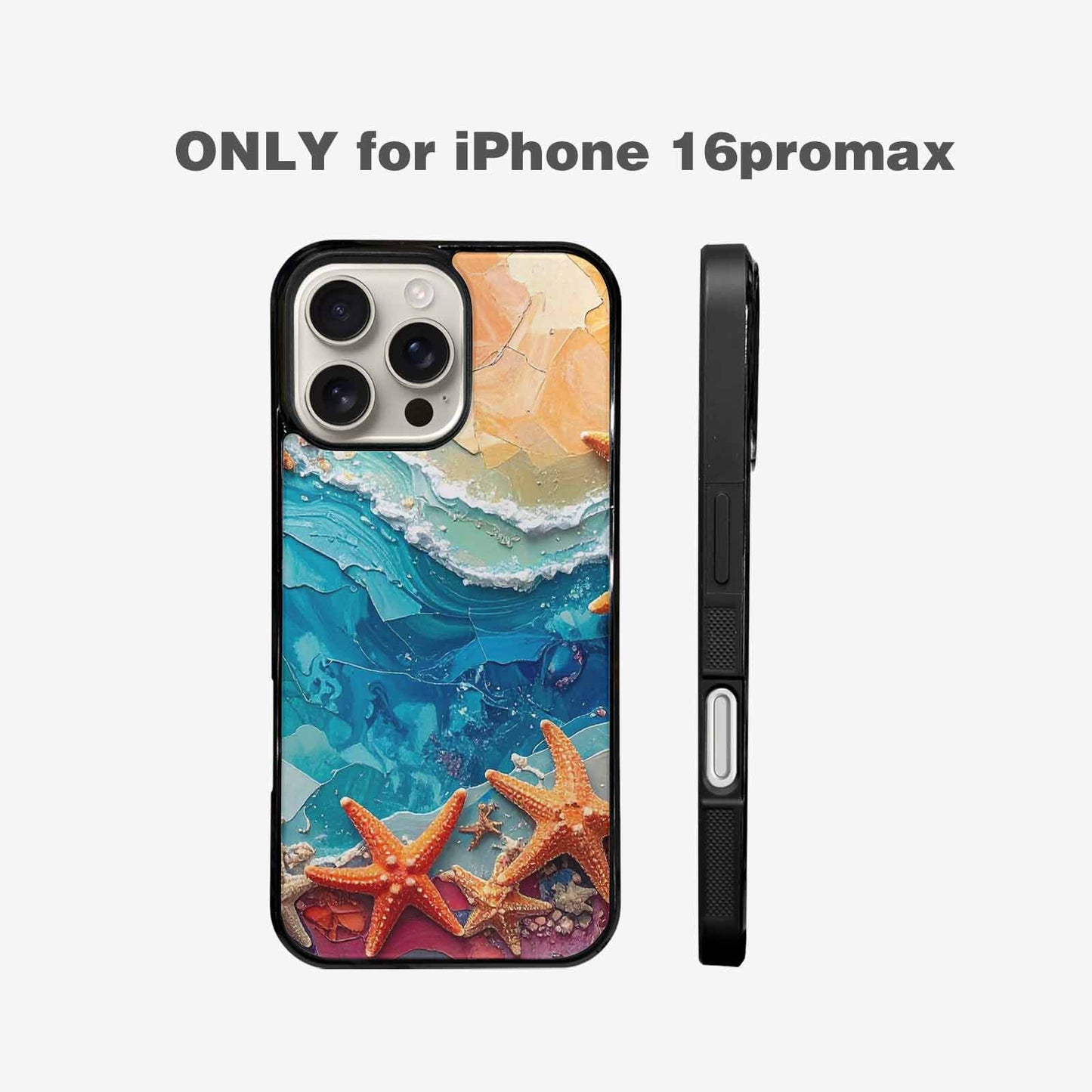 iPhone 16 Pro Max Case — Starfish Cluster Starfish Cluster Pattern Hundreds, Custom Designed Case Cover