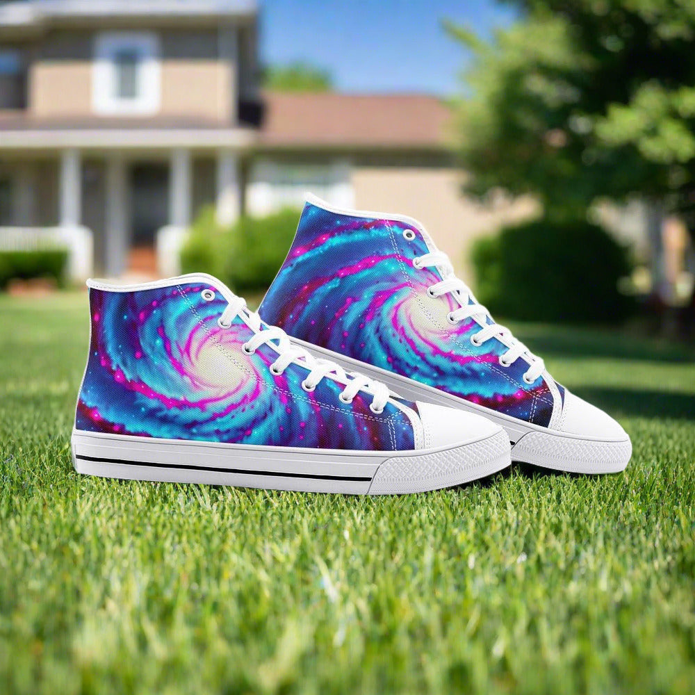 Koi Earthy Brown Vivid Bold Art - Freaky Shoes | Custom Art Sneakers