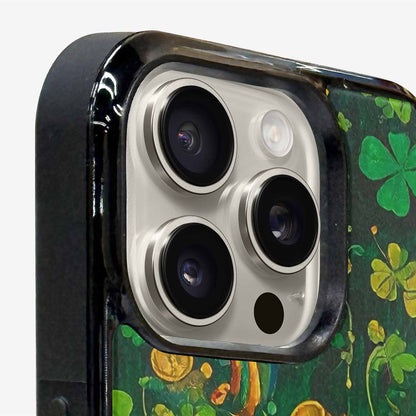 iPhone 16 Pro Max Case — St Patrick\'s Clover St Patrick\'s Clover, Custom Print Case Cover
