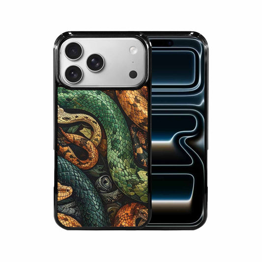 iPhone 17 Pro Max Case — Small Snake Skin Reptile Original Art, Original Design Phone Case