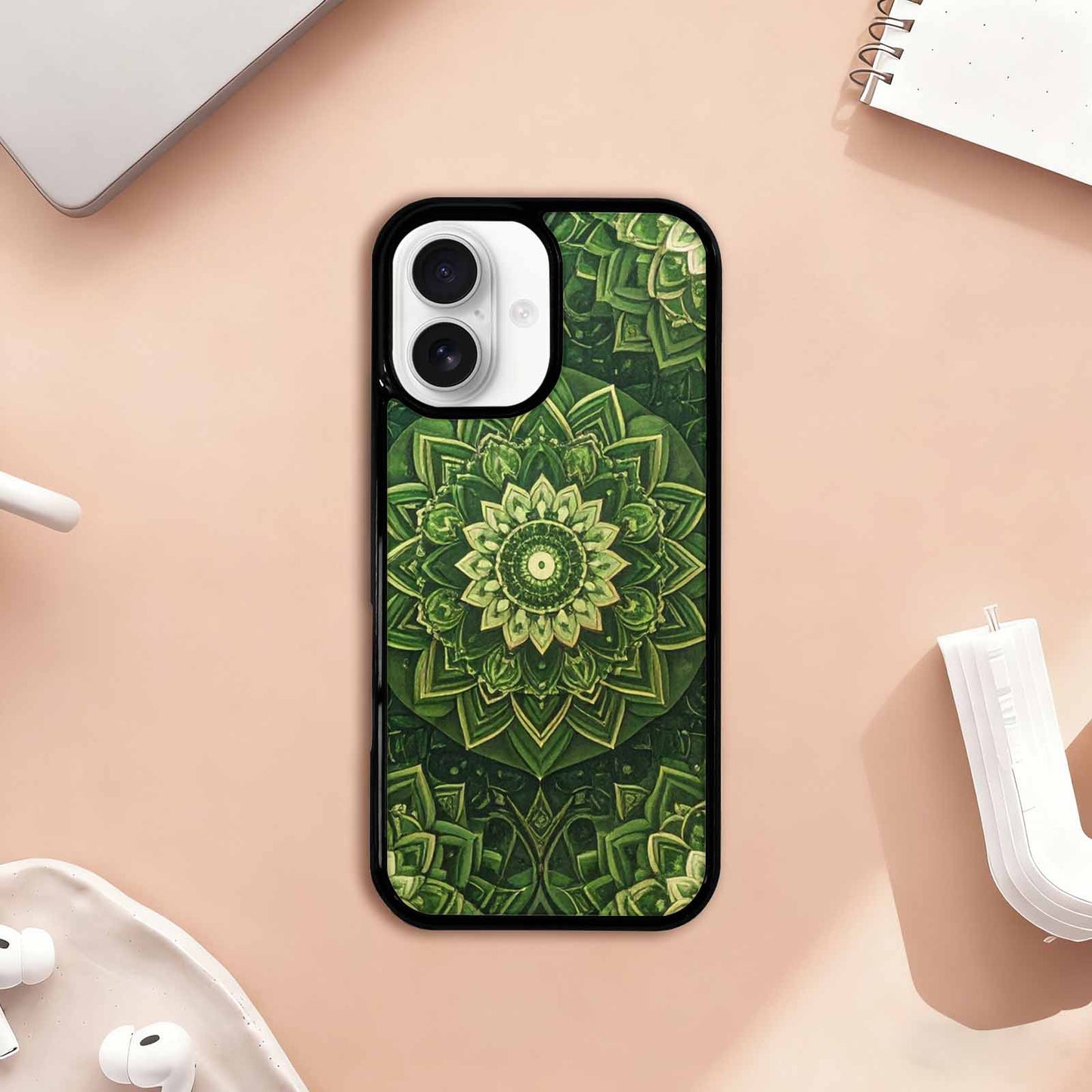 iPhone 17 Case — Small Mandala Pattern, Randomly Floral, Original Design Phone Case
