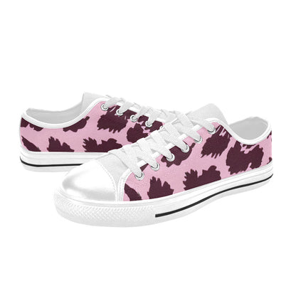 WOMEN'S Cc Animal Print Canvas Wallpaper Art Sneakers