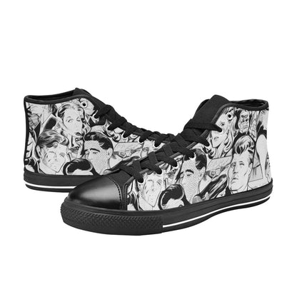 MEN'S Cc Retro Faces 4 High Top Canvas Aesthetic Custom Sneakers