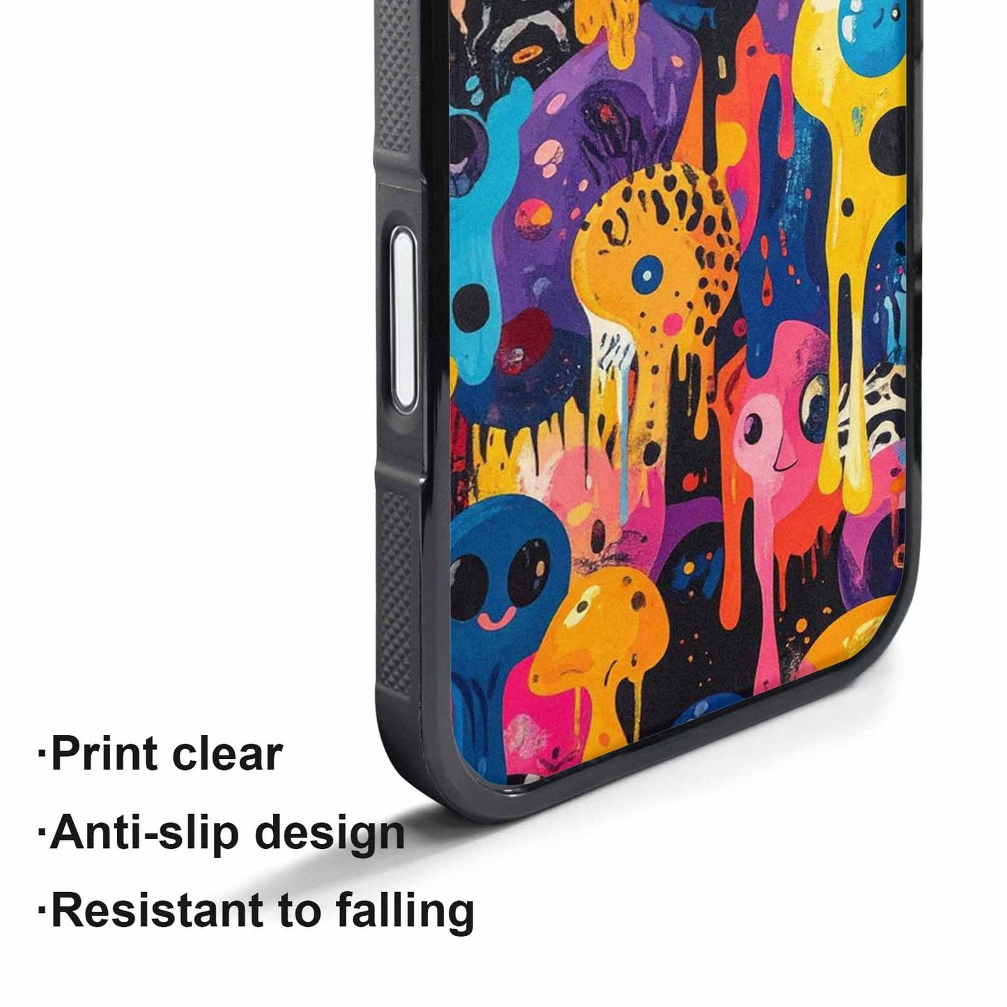 iPhone 17 Pro Max Case — Melting Aliens Pattern Alien Scifi, Personalized Phone Case