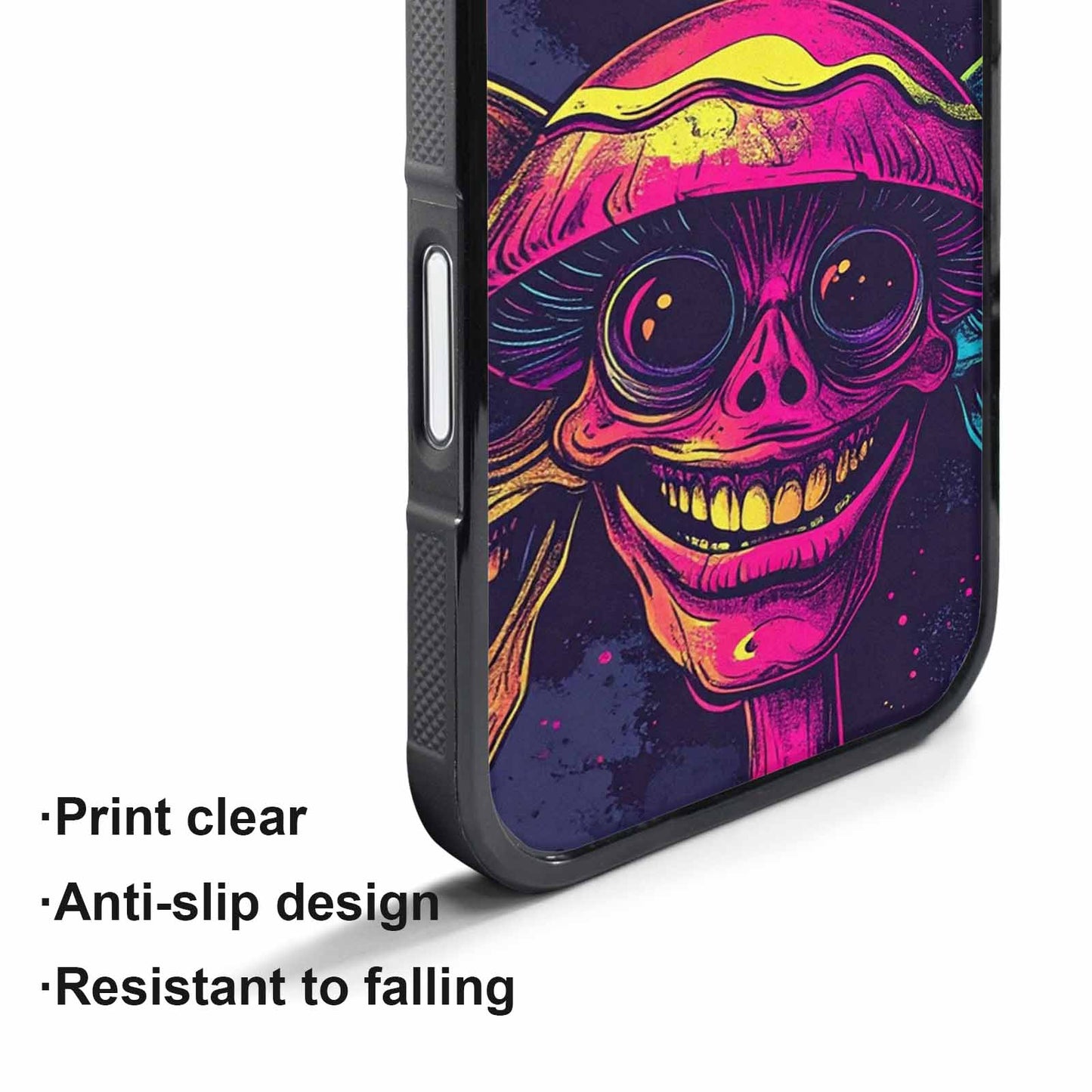 iPhone 17 Pro Case — Retro Mushroom Cartoon Art Pattern Retro, Unique Phone Case Design