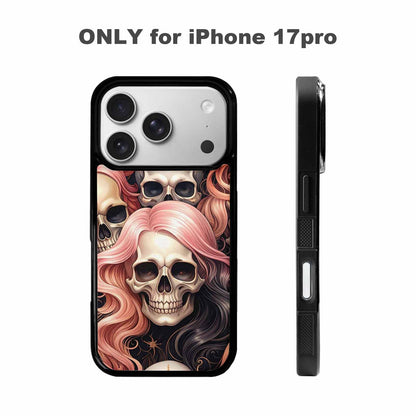 iPhone 17 Pro Case — Skull Dark Art Gothic Print Gothic, Personalized Phone Case
