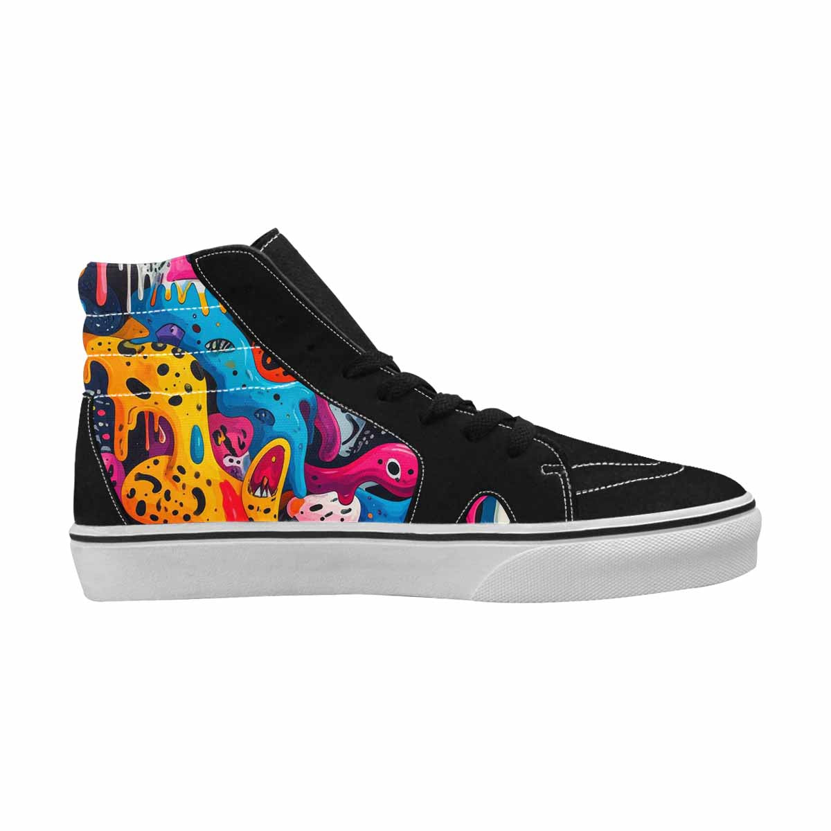MEN'S Melting Aliens High Top Canvas Grunge Shoes