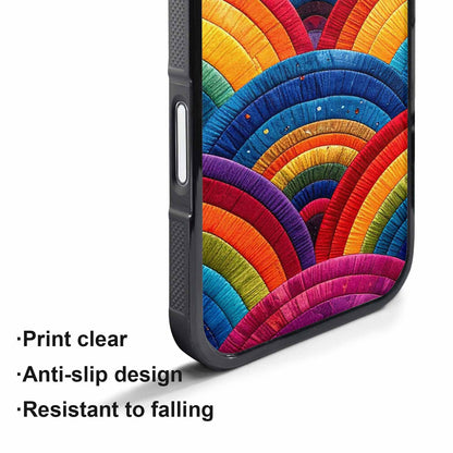 iPhone 17 Air Case — Vivid Camo Rainbow Pride Camo, Original Design Phone Case