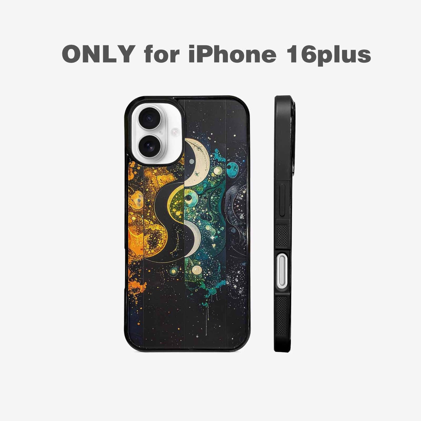 iPhone 16 Plus Case — Yin Yang Yin And Yang Symbol, Customized Protective Case