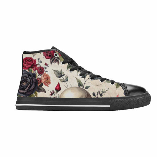 MEN'S Skulls - Roses High Top Canvas Grunge Sneakers