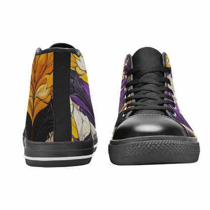 MEN'S Nonbinary Flag Color High Top Canvas Dreamcore Shoes
