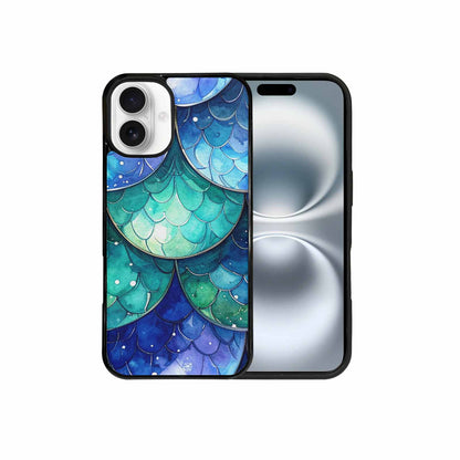 iPhone 16 Plus Case — Mermaid Scale, Customized Protective Case