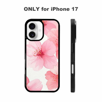 iPhone 17 Case — Japanese Cherry Blossom Pattern, Floral, Original Design Phone Case