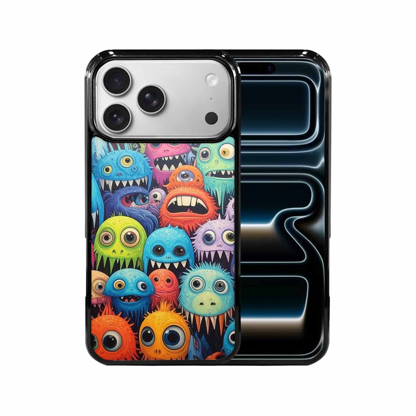 iPhone 17 Pro Max Case — Multi Eye Monster Multi Original Art, Custom Print Case Cover